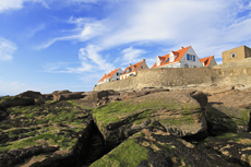 Audresselles-Frankreich<br />Ein Wirrwarr aus Felsformationen prägt die Küste von Audresselles.