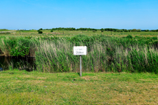 Borkum: Am neuen Seedeich – Vorsicht Düker.