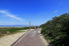 Borkum: Auf dem abwechslungsreichen Giloweg in Richtung Ostland..