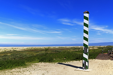 Borkum: Auf dem Giloweg. Nordwestlichster Punkt Deutschlands.