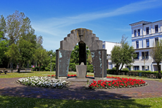 Borkum: Kriegerdenkmal in der Hindenburgstraße.