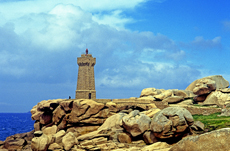 Côte de Granit Rose: Leuchtturm von Ploumanach