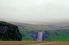 Island: Eine Bildreise Wasserfall Skógafoss
