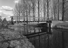 Nierslandschaften 1984: Pappelreihen und Kopfweiden prägen das Landschaftsbild an der Niers.