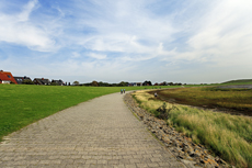 Norderney: DIE Thalassoinsel. Deichschutz am Wattenmeer. Der Südstrandpolderdeich.