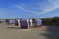 Norderney: DIE Thalassoinsel. Strandkörbe am Nordstrand.<br />