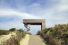 Norderney: DIE Thalassoinsel. Die Thalasso-Aussichtsplattform am Nordstrand.