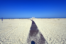 Norderney: DIE Thalassoinsel. Die Strandzone Oase im Osten,  ist der FKK-Strand Norderneys.