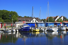 Timmendorfer Strand: Der Niendorfer Hafen gilt als einer der kleinsten Häfen an der schleswig-holsteinischen Ostseeküste