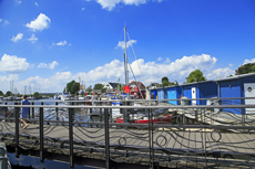 Timmendorfer Strand: Der Südstrand: Hinweisschilder führen zum richtigen Strandabschnitt.