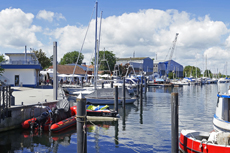 Timmendorfer Strand: Der Niendorfer Hafen gilt als einer der kleinsten Häfen an der schleswig-holsteinischen Ostseeküste