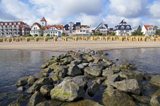 Timmendorfer Strand: Niendorf. Panoramablick auf den Niendorfer Strand