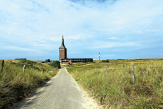 Wangerooge: Der Westturm mit seinen 56 Metern wird heute als Jugendherberge genutzt.