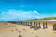 Wangerooge: Der Osten: Überreste des alten Ostanlegers.