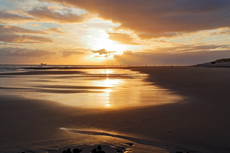 Wangerooge: Dramatische Licht- und Wolken-Welt.