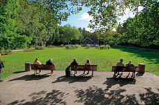 Wangerooge: Veranstaltungsarena Rosengarten.