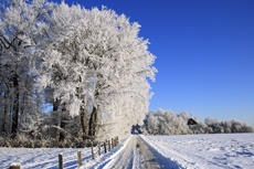 Der Niederrhein: Winterzauber